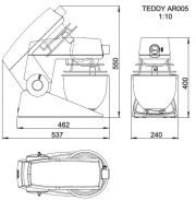 Планетарный миксер BEAR Varimixer TEDDY™ 5 л