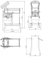 BEAR Varimixer настольная модель RN10 VL-2