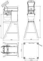 Планетарный миксер BEAR Varimixer напольный RN10 VL-2