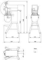 Планетарный миксер BEAR Varimixer напольный RN20 VL-2